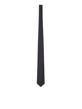 Lardini MICRO-PATTERNED SILK TIE - Lardini - Man