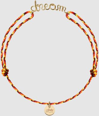 Atelier Paulin Bracelet Cordon Slim Knot Dream Gold Filled Rouge