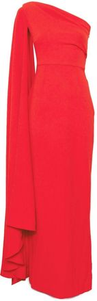 Solace London Daria gown - women - Polyester - 4 - Red
