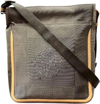 Louis Vuitton Pre-owned Cross Body Bags, male, Brown, Size: ONE SIZE Pre-owned Damier Geant Shoulder Bag