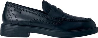 Camper Leren Brogue Loafers - Heren - Loafers - Zwart - 41 EU - Leer - Schoenen