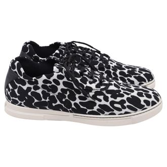 Stuart Weitzman Low Top Sneakers in Animal Print Canvas