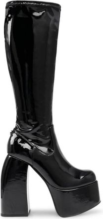 Steve Madden Heeled Boots - Dames - Laarzen met Hak - Zwart - 38 1/2 EU - Schoenen