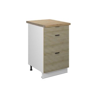 Vicco Armarios De Cocina Fame-line, Panel De Roble, 50 Cm, Ap Goldkraft