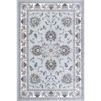 Jonathan Y Designs Cherie French Cottage Area Rug in Light Gray/cream at Nordstrom, Size 5Ft 0In X 8Ft 0In