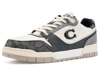 Coach Soho Sneakers In Mixed Signature Mens Cold Weather Boots Black/Chalk : 11.5 D - Medium, Canvas/Rubber/Textile