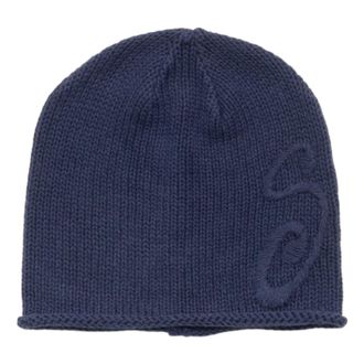 St&uuml;ssy S Knit Skullcap Navy 1321260-NAVY
