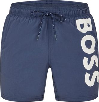 HUGO BOSS Heren Octopus Bold Logo Zwemshorts (Marineblauw)