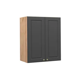 Vicco Pensile Da Cucina Fame-line, Antracite-oro, 60 Cm