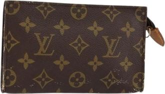 Louis Vuitton Pre-owned Vintage Clutch - Dames - Vintage Clutch - Bruin - ONE Size - Leer - Vintage