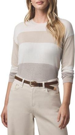 Splendid Georgie Stripe Sweater in Pale Oak/Camel at Nordstrom Rack, Size X-Large