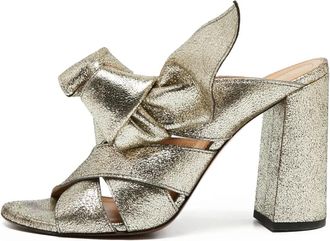 Chlo&eacute; Sandali Nellie metallizzati 100mm - Oro