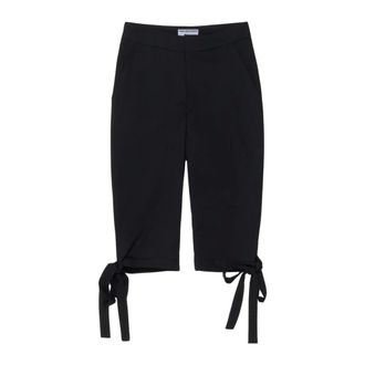 Fidan Novruzova Cropped Trousers, female, Black, Size: XS Ira Capri Pants
