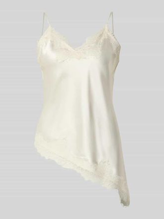 Only Shaped Fit Tr&auml;gertop aus Satin Modell BELLA in Offwhite, Gr&ouml;&szlig;e XL