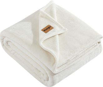 Wrangler Wgr Solid Ultra Soft Plush Fleece Blanket