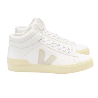 Veja Womens Minotaur High-Top Sneakers In White Pierre Butter