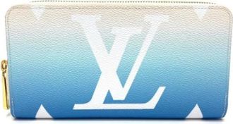 Louis Vuitton Pre-owned Wallets, female, Blue, Size: ONE SIZE Pre-owned Canvas Wallet
