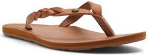 Roxy Liza IV Flip Flop in Tan Combo at Nordstrom Rack, Size 10