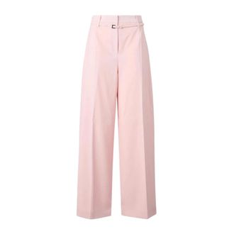 HUGO BOSS Broeken, Dames, Roze, 3Xl, Katoen, Tilda 8 Wijde Broek