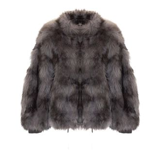 S.W.O.R.D 6.6.44 6644 Giacca in Faux Fur - - Jackets - Donna - Grigio - S