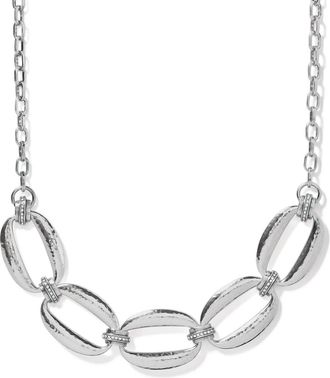 Brighton Womans Meridian Lumens Collar Necklace In Silver
