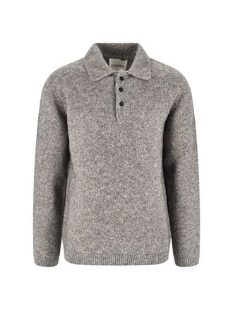 Closed Grey Wool-Blend Knit Sweater