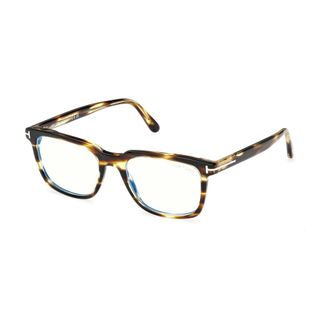 Tom Ford Glasses, male, Brown, Size: 55 MM Ft6080B 055 Eyeglasses