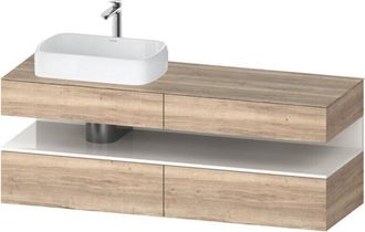 Duravit Qatego Consola Mueble Bajo Lavabo, 2 Extensiones, 2 - Duravit