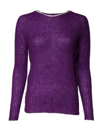 Pink Memories pink MEMORIES Knitted Long Sleeves Round Neck Womens Sweater (Pre-Owned)
