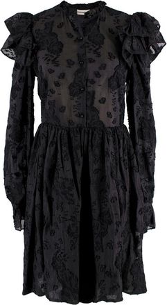 Custommade Black Frill Kimsa Dress Size M