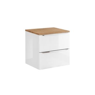 Petits Meubles Mueble bajo lavabo estratificado Blanco