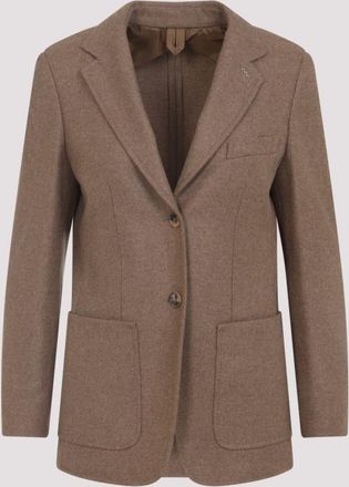 Max Mara Brown Single Breasted Blazer