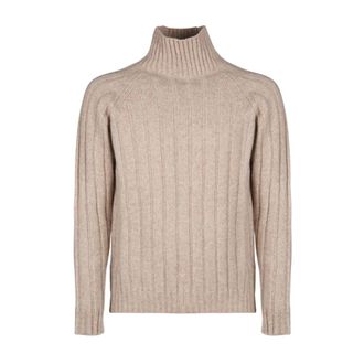 Roberto Collina Dolcevita ML - - Knitwear - Uomo - Beige - L