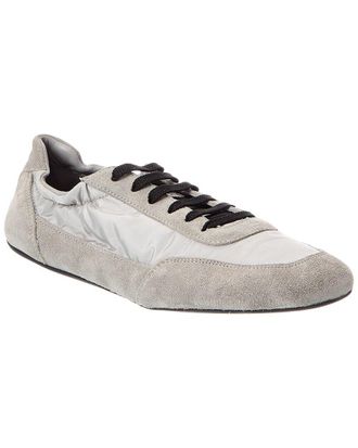 Prada Collapse Nylon & Suede Sneaker