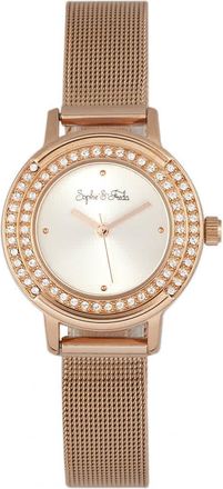 Sophie & Freda Cambridge Crystal Silver Dial Ladies Watch SF4102