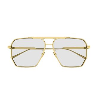 Bottega Veneta Sunglasses Bv1012 S 009 Gold/Transparent Men
