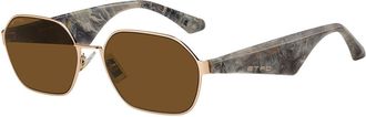 Etro 0111/S 000/70 Mens Sunglasses Gold Size 58