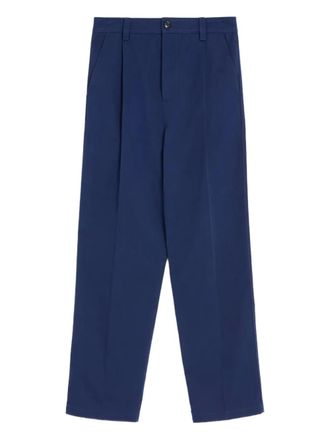 Valentino Garavani VLogo-signature cotton trousers - Blue