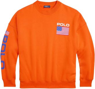 Polo Ralph Lauren logo-print sweatshirt - Orange