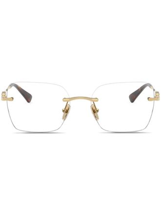 Vogue Eyewear Bril met vierkant montuur - Goud