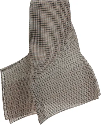 Issey Miyake Brown Polyester Mini Womens Skirt