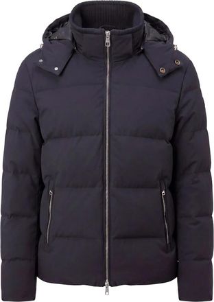 Montecore Piumino imbottito in piuma - Heren - Gewatteerde jassen - Blauw - M - Polyester - Jassen