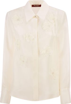 Max Mara Mseagi zijden organza overhemd