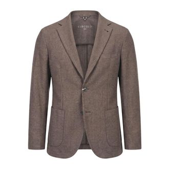 Circolo 1901 Blazer G.Dyed in Lana Vergine Bistre - - Jackets - Uomo - Marrone - M