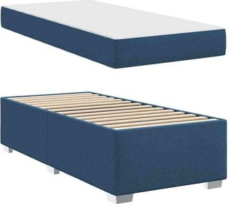 vidaXL Estructura De Cama Azul 80 X 200 Cm Tela Vidaxl