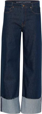 MY ESSENTIAL WARDROBE High Wide Jeans - Dames - Loose Fit Jeans - Blauw - W26 L33 - Jeans