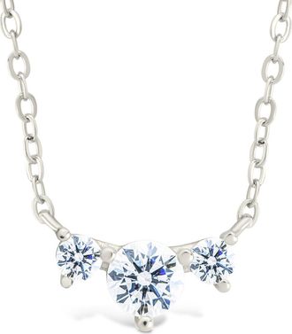 Sterling Forever Sterling Silver Robin CZ Necklace