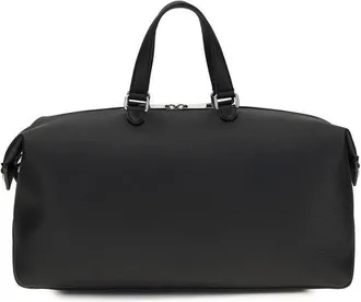Fendi Black Calf Leather Bos Taurus Luggage And Mens Travel