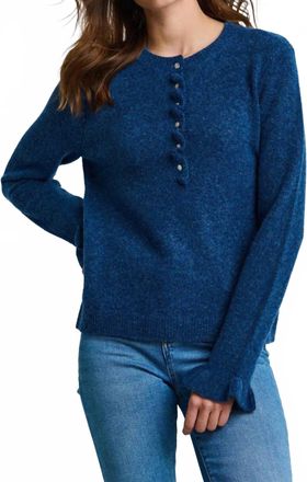 Lisa Todd The Allure Henley In Denim