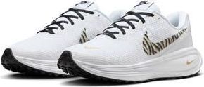 Nike Revolution 8 Running Shoe in White/Black-Metallic Gold at Nordstrom Rack, Size 11.5